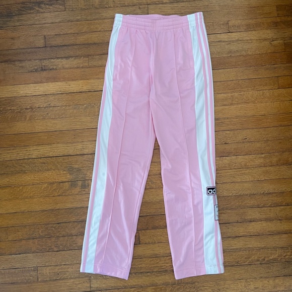NWT Adidas Originals Adibreak Pants in "True Pink"  Retro Fit Size Small IP0618 - Picture 2 of 11